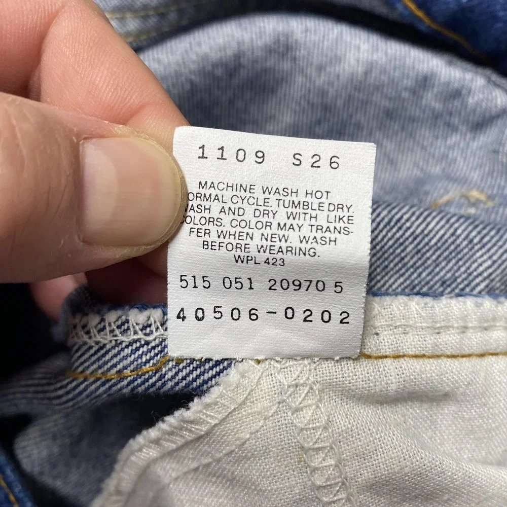Vintage Levis 506 Jeans Mens 35x31 Blue‎ Denim Straight Leg Made USA 90s Pants